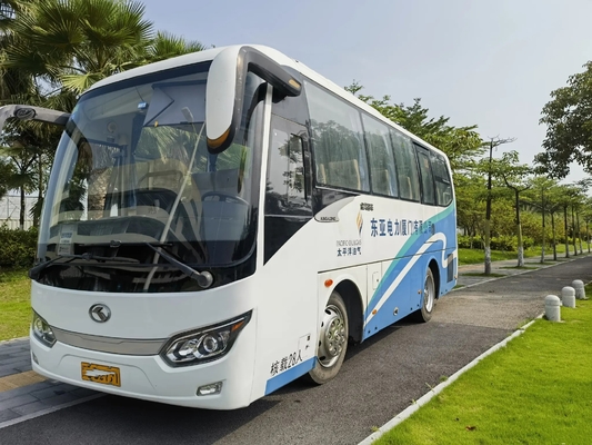El diesel usado transporta el autobús externo XMQ675 de Kinglong de la puerta de balanceo de 2016 del año 28 de los asientos de Yuchai cilindros del motor 4