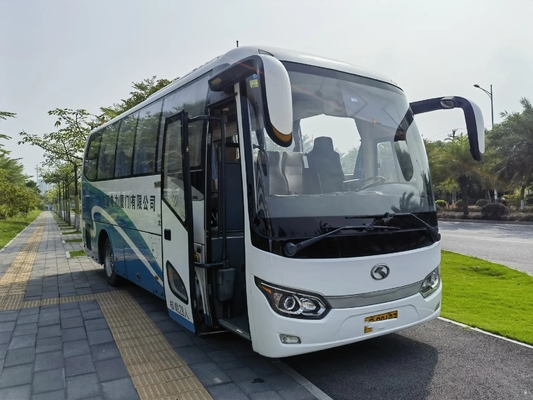 El diesel usado transporta el autobús externo XMQ675 de Kinglong de la puerta de balanceo de 2016 del año 28 de los asientos de Yuchai cilindros del motor 4