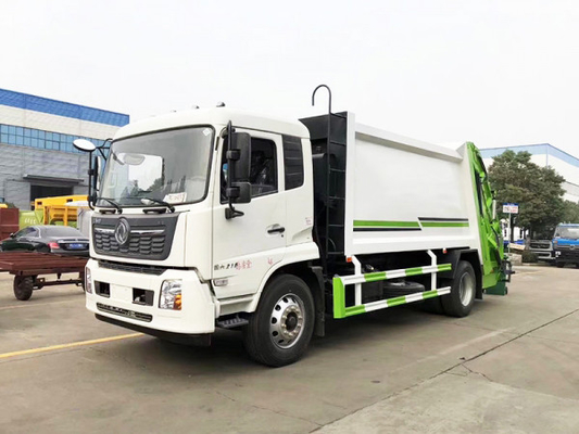 Camiones diesel usados 8 metros del ³ 10m de cargamento de la capacidad de Dongfeng de compresor largo RHD de la basura