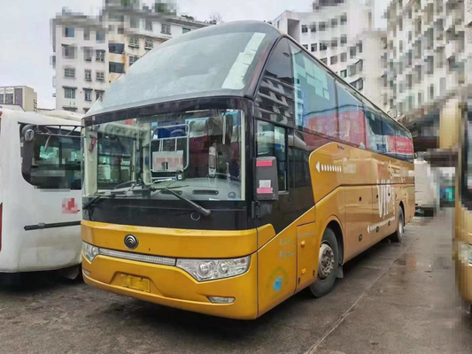 el 2do autobús de la mano dos pedazos de Front Windshield 39 metros Usd largos Yutong del motor 12 de Weichai de los asientos transporta ZK 6122