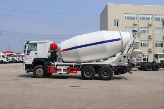 EURO concreto usado IV del camión del mezclador de cemento del modelo LHD Sinotruck Howo de la impulsión de los camiones 6×4 que carga 8 toneladas