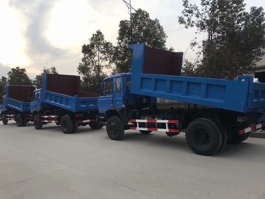 Modelo azul usado Curb Weight de la impulsión de Tipper Truck Dongfeng Brand 4×2 de la luz del color de la descarga del camión 6 toneladas de RHD