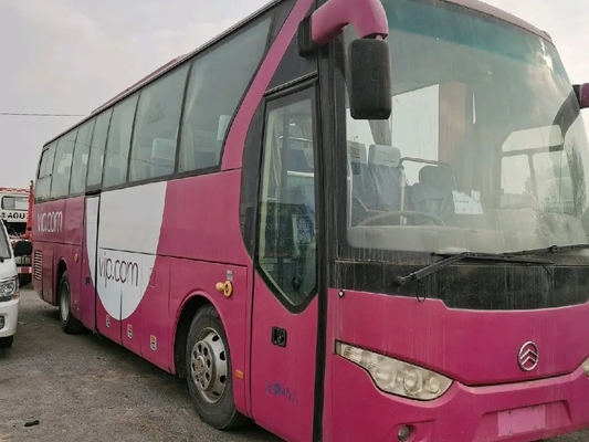 Motor raro usado Dragon Bus de oro XML6103 del resorte plano del aire acondicionado de los asientos de Double Passenger Door 45 del coche del autobús
