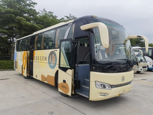 Compartimiento de equipaje de lujo usado de los asientos de la transmisión manual 46 del autobús dragón de oro XML6102 del aire/acondicionado de 2018 años