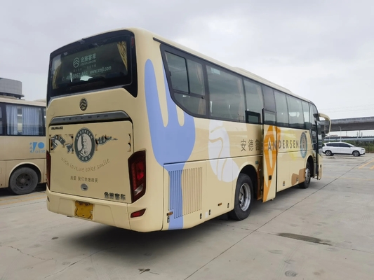 Compartimiento de equipaje de lujo usado de los asientos de la transmisión manual 46 del autobús dragón de oro XML6102 del aire/acondicionado de 2018 años
