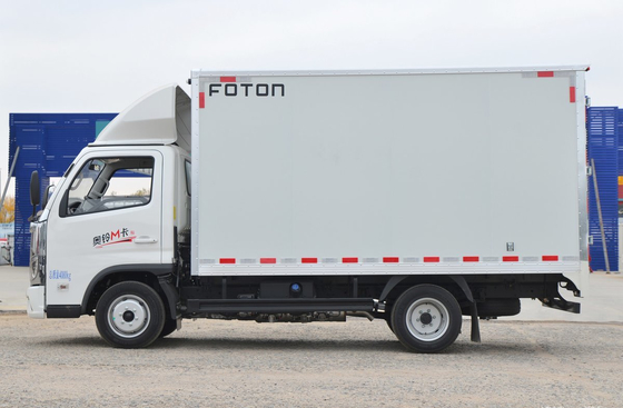 Camiones pequeños usados Camión de carga Foton Cabina única 3.6 metros de altura 122 hp