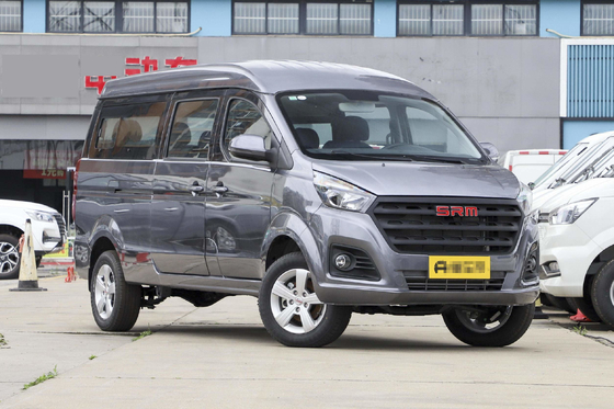 Mini Vans usadas de 9 asientos de marca china Jinbei Hiace Motor de gasolina con aire acondicionado