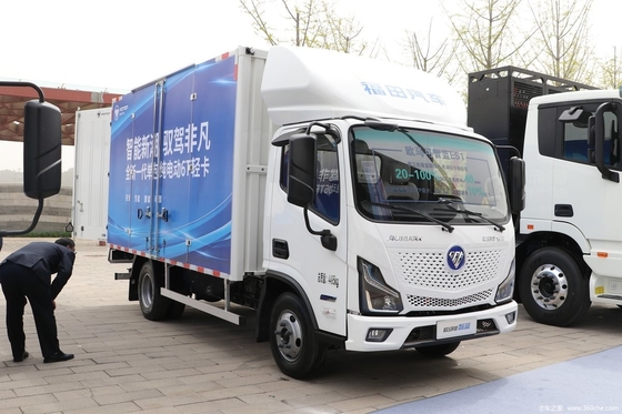 Nuevo vehículo eléctrico de energía pura Foton 4 * 2 modo de conducción camioneta ligera 280km
