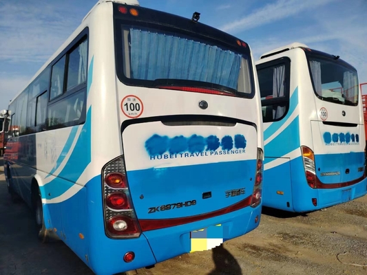 Youngtong 39 asientos Autobús de transporte usado ZK6879 de primavera de hoja de puerta única buena climatización