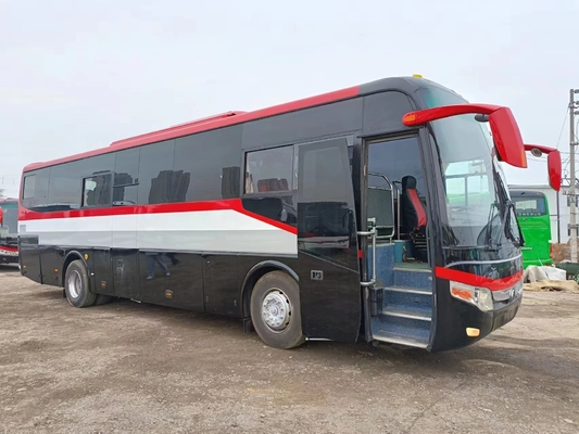 12 metros de largo 55 asientos Autobús usado Yutong ZK 6127 Dos parabrisas LHD / RHD