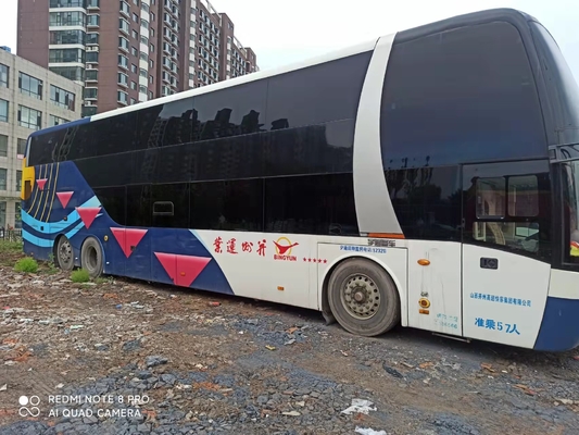 68 asientos doble eje coches de lujo usados Yutong ZK6146 Weichai Motor 400 hp