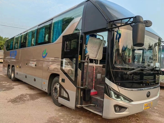 Autobús diesel usado de año 2020 de 56 asientos de doble puerta Autobús VIP Yutong ZK6137