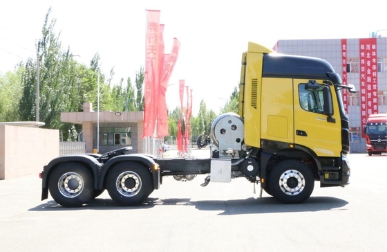 GNL Weichai Motor 460 hp camiones de transporte usados Beiben Tractor Caballo 6x4 EURO 6