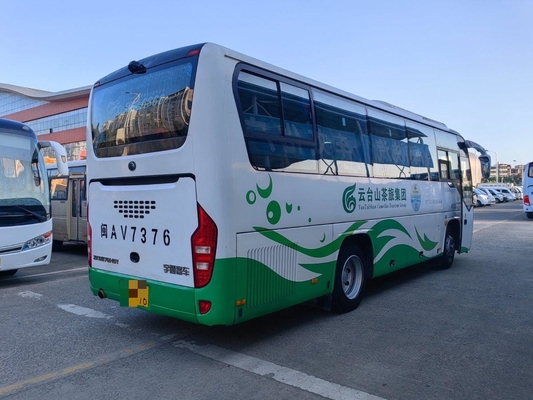 Autobús de segunda mano 2017 Año Yutong Autobús ZK6876 de puerta única 38 asientos Spring Leaf LHD