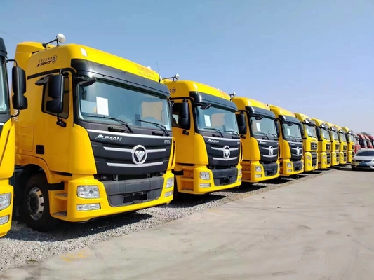 Nuevos camiones tractor 6*4 Foton GTL Caballo 510hp Color amarillo 10 neumáticos automáticos 2021 año