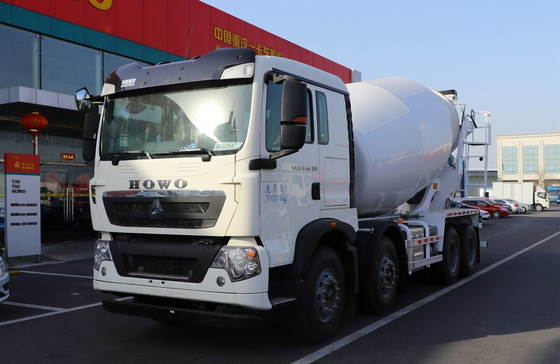 Mezclador de hormigón camión de 10 velocidades de transmisión Howo 8×4 mezclador de cemento 8 cúbicos duradero usando