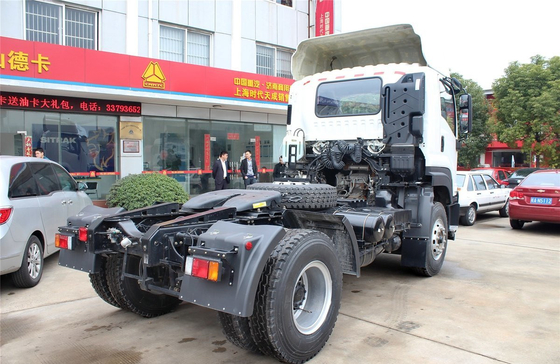 4x2 camión tractor ISUZU Mover Deisel motor de 350 hp Euro 4 de emisión y medio cabina