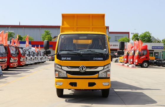 Mini camión de descarga para la venta Euro 5 de emisión de marca china Tipper doble cabina 4 * 2 modo de conducción