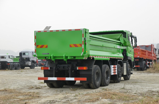 Camión usado de Donfeng con tirador Cabina Tianlong 8*4 Camión pesado de 350 caballos de fuerza Camión de basura 5.6 metros Caja