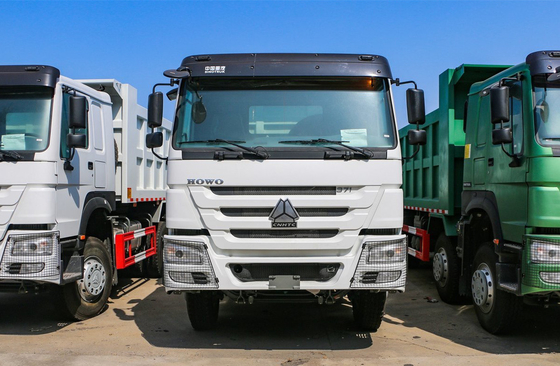 Camión chino usado 6×4 camión de basura Howo 371hp Euro 3 uso en África 6.8 metros de largo caja