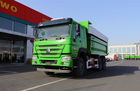 Sino Truck Moteur 400 Weichai Motor 6×4 Howo Dumper Truck Leaf Spring 10 Ruedas Transporte por carretera