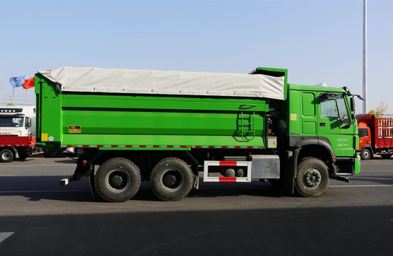 Sino Truck Moteur 400 Weichai Motor 6×4 Howo Dumper Truck Leaf Spring 10 Ruedas Transporte por carretera