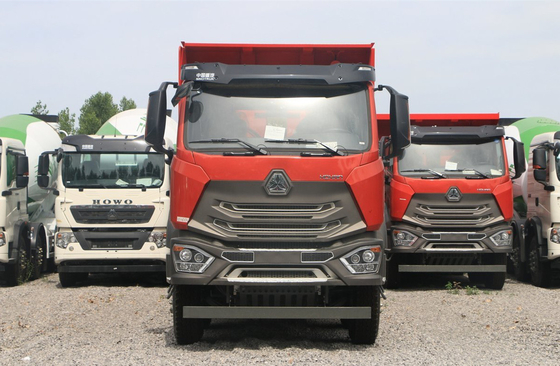 Camión Sino de 60 t Motor diesel de 440 hp Hohan Tipper 8 × 4 Transporte de minería