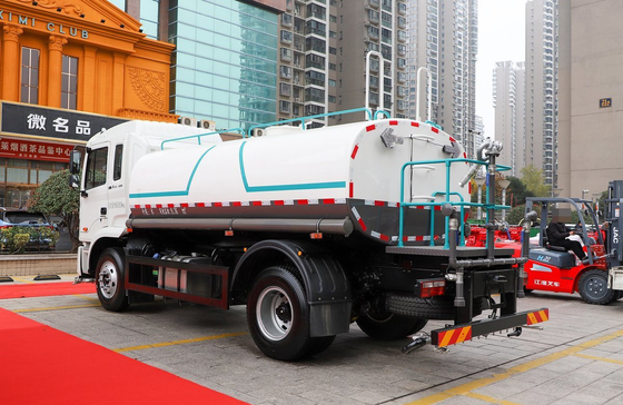 Camión cisterna de agua con rociador JAC 4×2 de eje único de 200 CV Motor diesel 10 cisterna cúbica