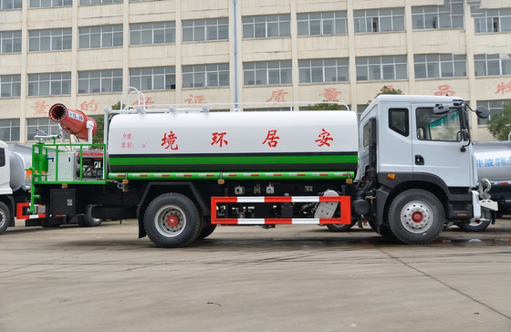 Camión de rociadores de la calle Dongfeng 4×2 Cisterna de agua con cañón atomizador 230hp Motor Cummins