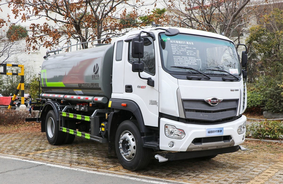 4x2 camión de rociadores de agua de cabina única y media de marca china Foton 11,5m3 Capacidad de tanque