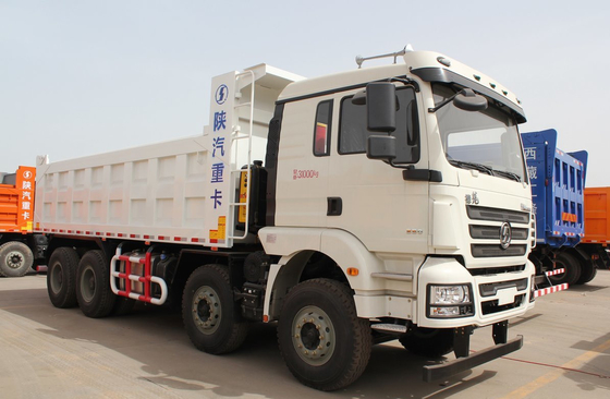 Venta de camión de descarga de canteras 8*4 Shacman Tipper M3000 Cargando 30 toneladas Transporte por carretera