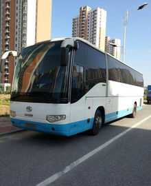Una marca más alta del gran del funcionamiento segundo bus turístico de la mano con 49 asientos ayuna 6 engranajes