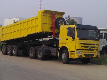 3 remolques usados árboles del camión, remolque usado del volquete con la carga útil de 45 toneladas