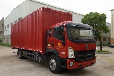 2012 caja resistente usada año del modo HOWO Brand Van Body Cargo de la impulsión de los camiones 4×2