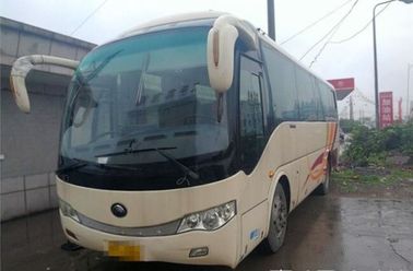 El manual 38 Yutong usado los asientos transporta el autobús turístico de la mano de ZK6879HAA segundo