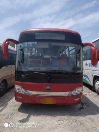 El diesel rojo Yutong usado LHD transporta 68 asientos con la transmisión manual