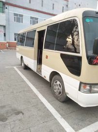 23 autobús usado del motor diesel del práctico de costa 1HZ de Japón Toyota LHD del autobús de Seater