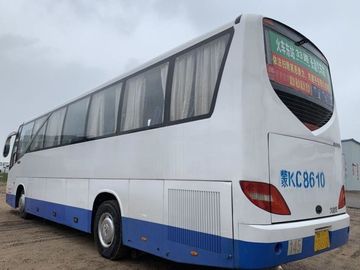 El coche usado Bus 51 asientos utilizó el motor de Cummis del autobús de rey Long Manual Coach