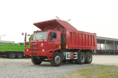 toneladas de Minning de 371HP camión volquete usado Sinotruck 50 - 70 de los camiones volquete de conducción de la mano izquierda