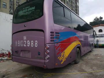 La dirección de la mano izquierda utilizó el autobús de 55 Seater 2011 púrpura del año 6120HY19 con los asientos de cuero