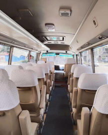 Autobús usado 2016 años Cummins Engine del práctico de costa 27 asientos con el freno neumático y el tronco de hundimiento