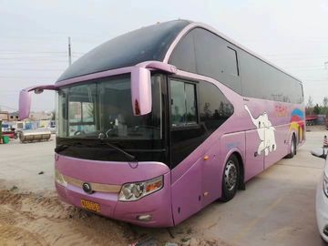 Autobús turístico de Yutong de la mano YC6L330-20 segundo 2011 motor ZK6127 del cilindro de los asientos 6 del año 55