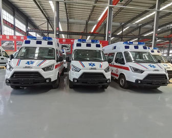 Tipo móvil ambulancia de la tutela del vehículo ICU del propósito especial de SPV de la prevención con el ventilador