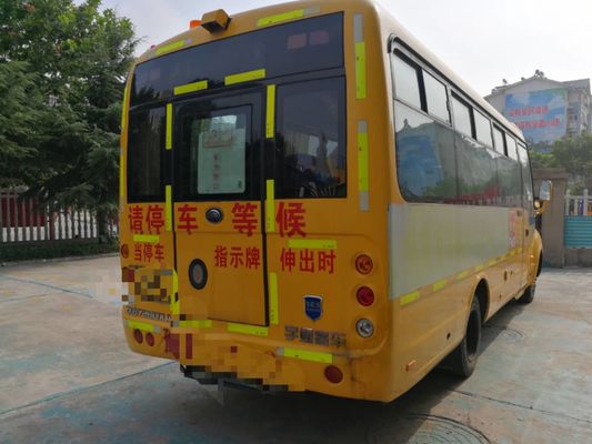 el motor diesel 95kw 2017 escuela usada del autobús de Yutong del año 36 asientos utilizó estándar del euro III del autobús