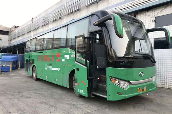 Diesel de Kinglong 2016 bus turístico usado 191kW 51 del VERDE del año asientos DE LUJO