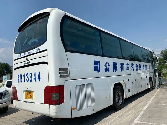 El autobús usado de Yutong para las ventas modela ZK6122 buenas condiciones de acero dobles del euro III del chasis de las puertas 51Seats