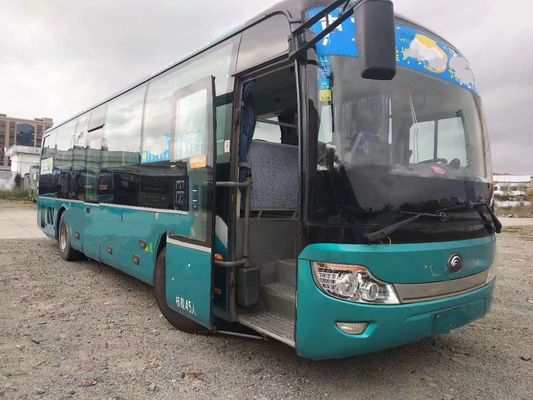 Los asientos de ZK6116HF 228kw 51 utilizaron los autobuses de Yutong que el pasajero transporta el desnudo bajo del kilómetro de los asientos de lujo que embala LHD