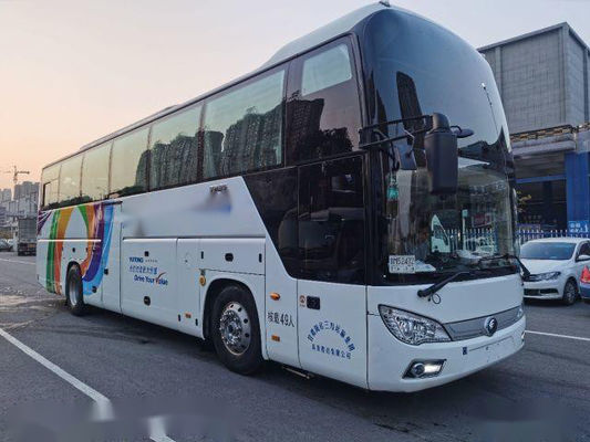 Autobuses usados asientos del pasajero Zk6118 336kw 49 Yutong chasis Weichai 336kw del saco hinchable de 2017 años
