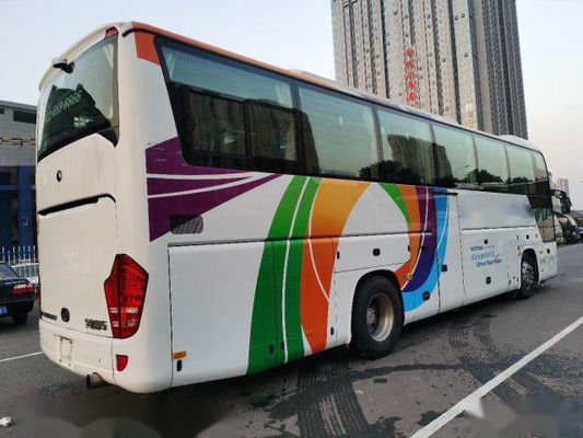 Autobuses usados asientos del pasajero Zk6118 336kw 49 Yutong chasis Weichai 336kw del saco hinchable de 2017 años