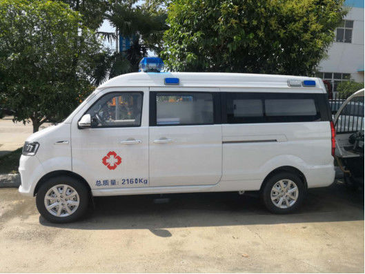 Ambulancia Turbocharged de la emergencia de la distancia entre ejes de la ambulancia 2945m m de Jinbei Goldcup